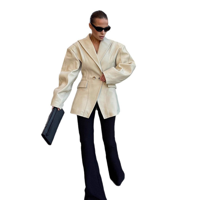 Moderner Oversize-Blazer mit Taschen für Damen