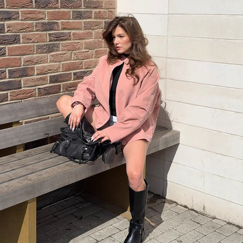 Locker geschnittener Blazer im Oversize-Stil für Damen