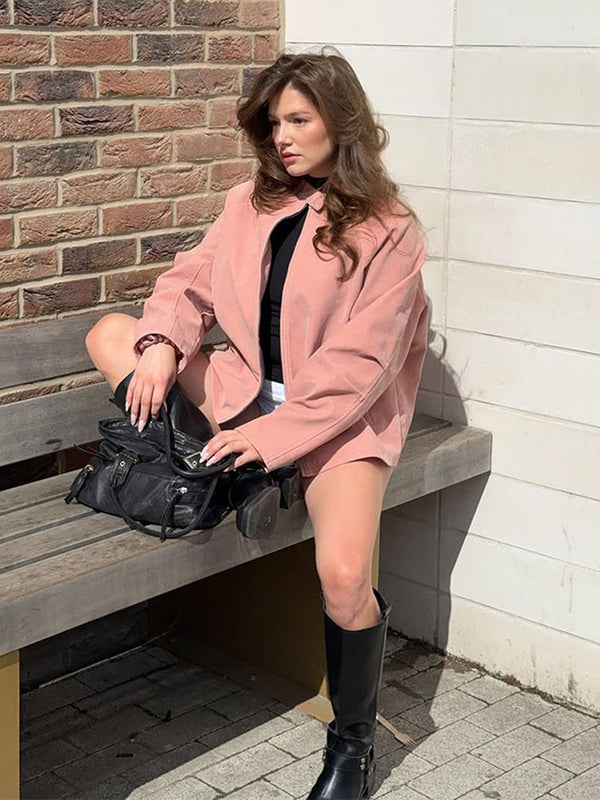 Locker geschnittener Blazer im Oversize-Stil für Damen