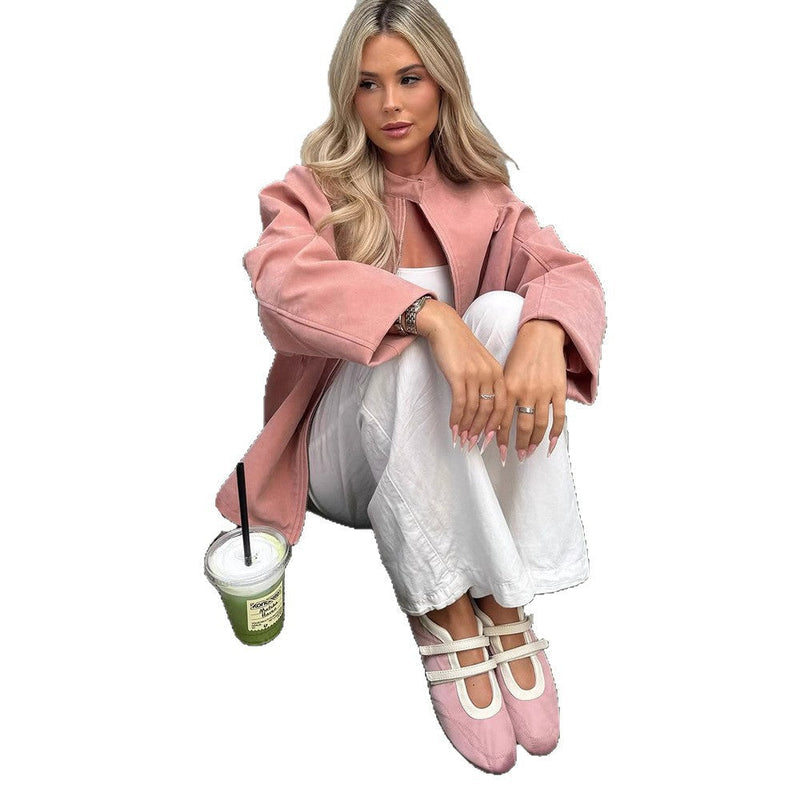 Locker geschnittener Blazer im Oversize-Stil für Damen