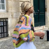 Modische Strickjacke für Damen mit offenem Schnitt