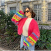 Modische Strickjacke für Damen mit offenem Schnitt