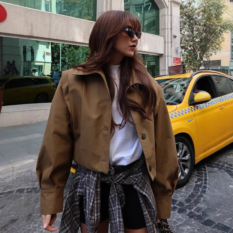 Übergangsjacke im Oversized-Stil für Damen