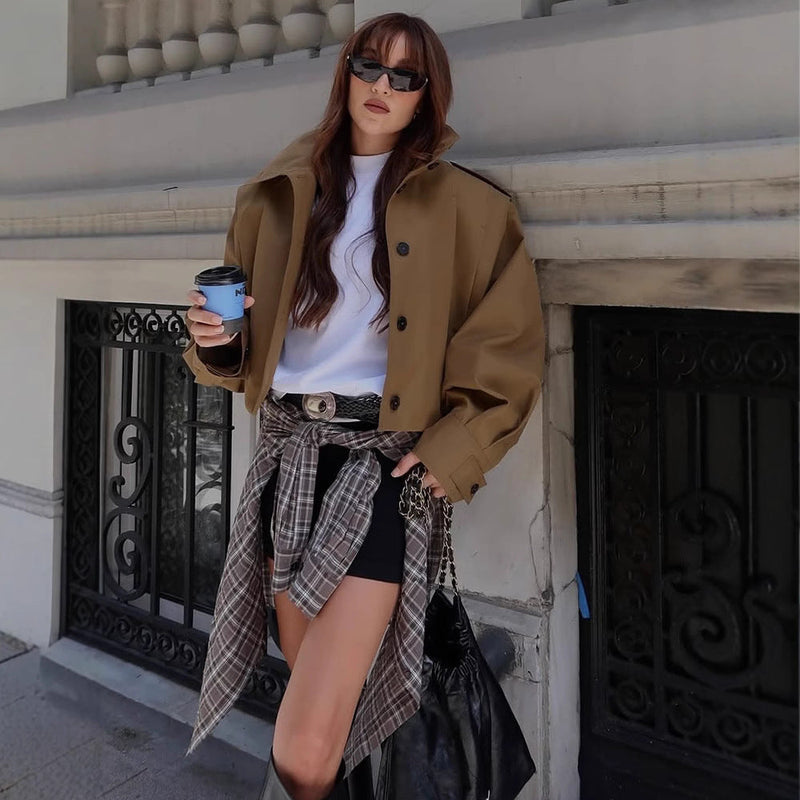 Übergangsjacke im Oversized-Stil für Damen