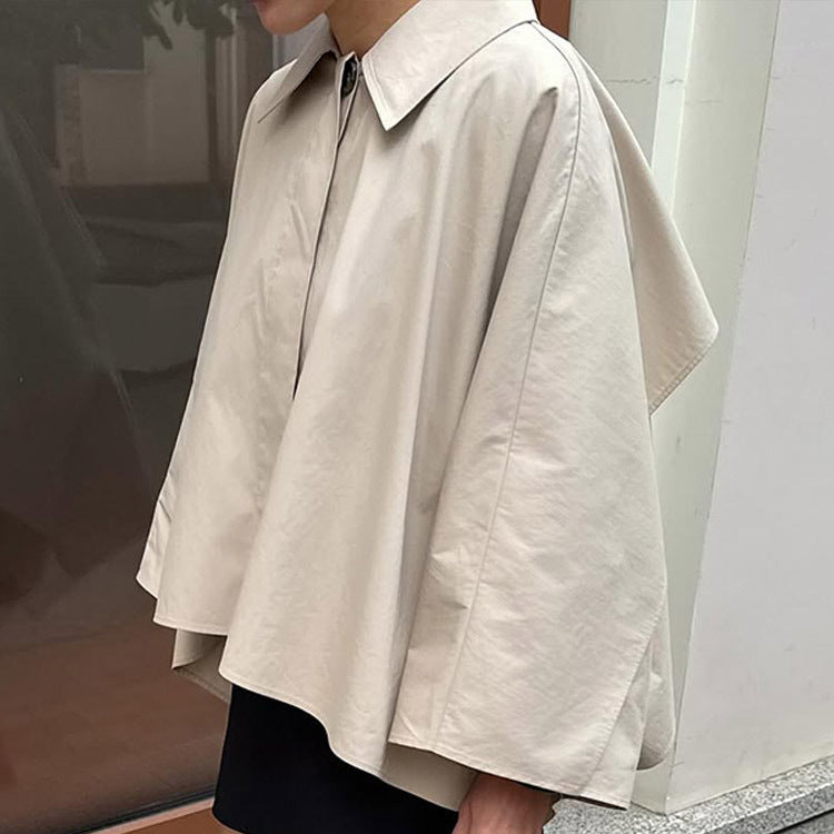 Übergangsjacke mit Cape-Ärmeln für Damen