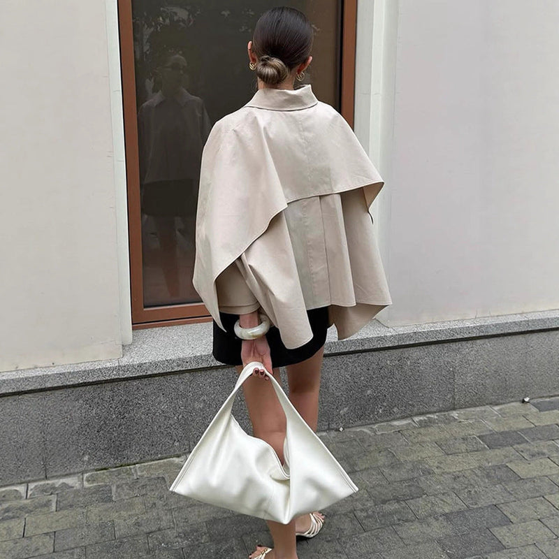 Übergangsjacke mit Cape-Ärmeln für Damen