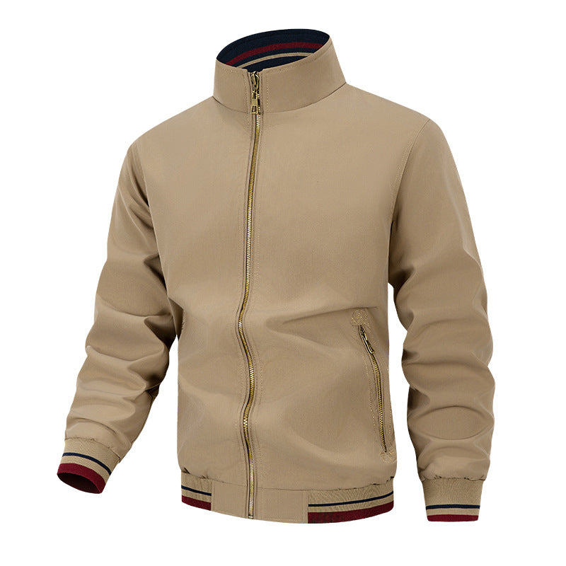 Modische Übergangsjacke mit Stehkragen für Herren