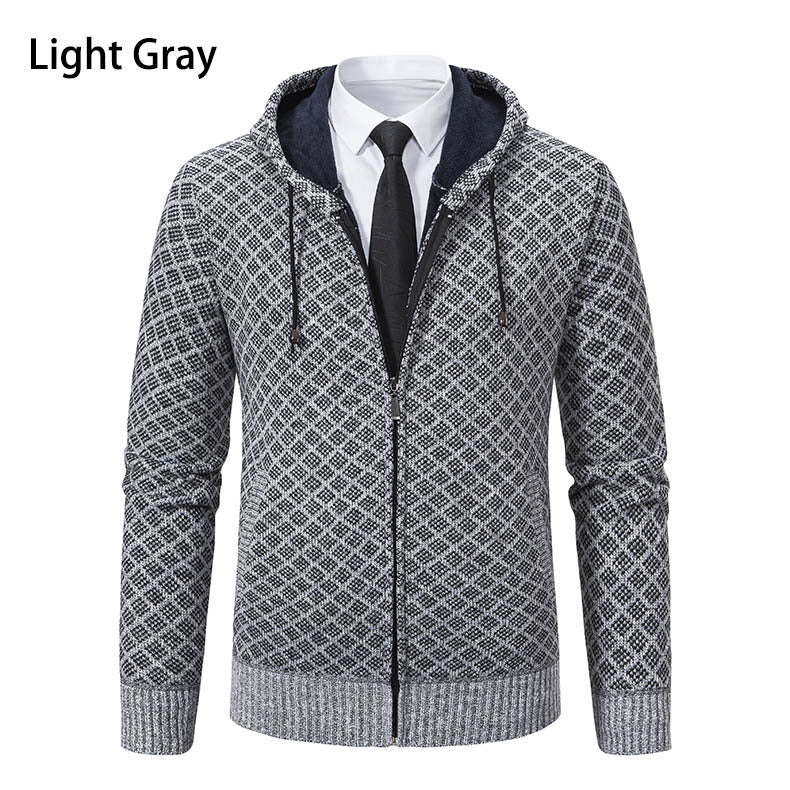 Modisches Kapuzen-Sweatshirt mit Muster für Herren