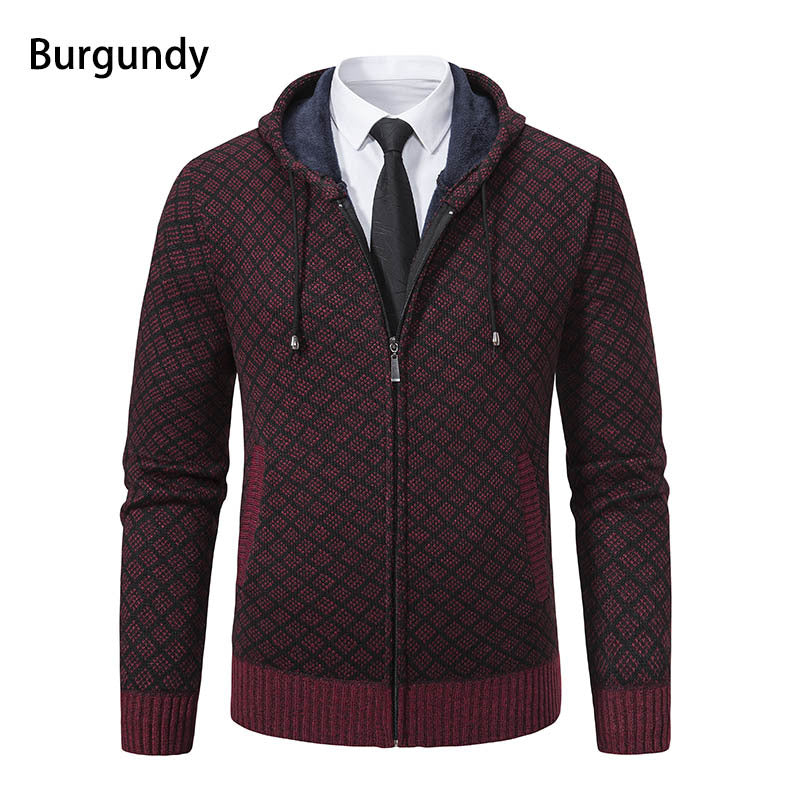 Modisches Kapuzen-Sweatshirt mit Muster für Herren