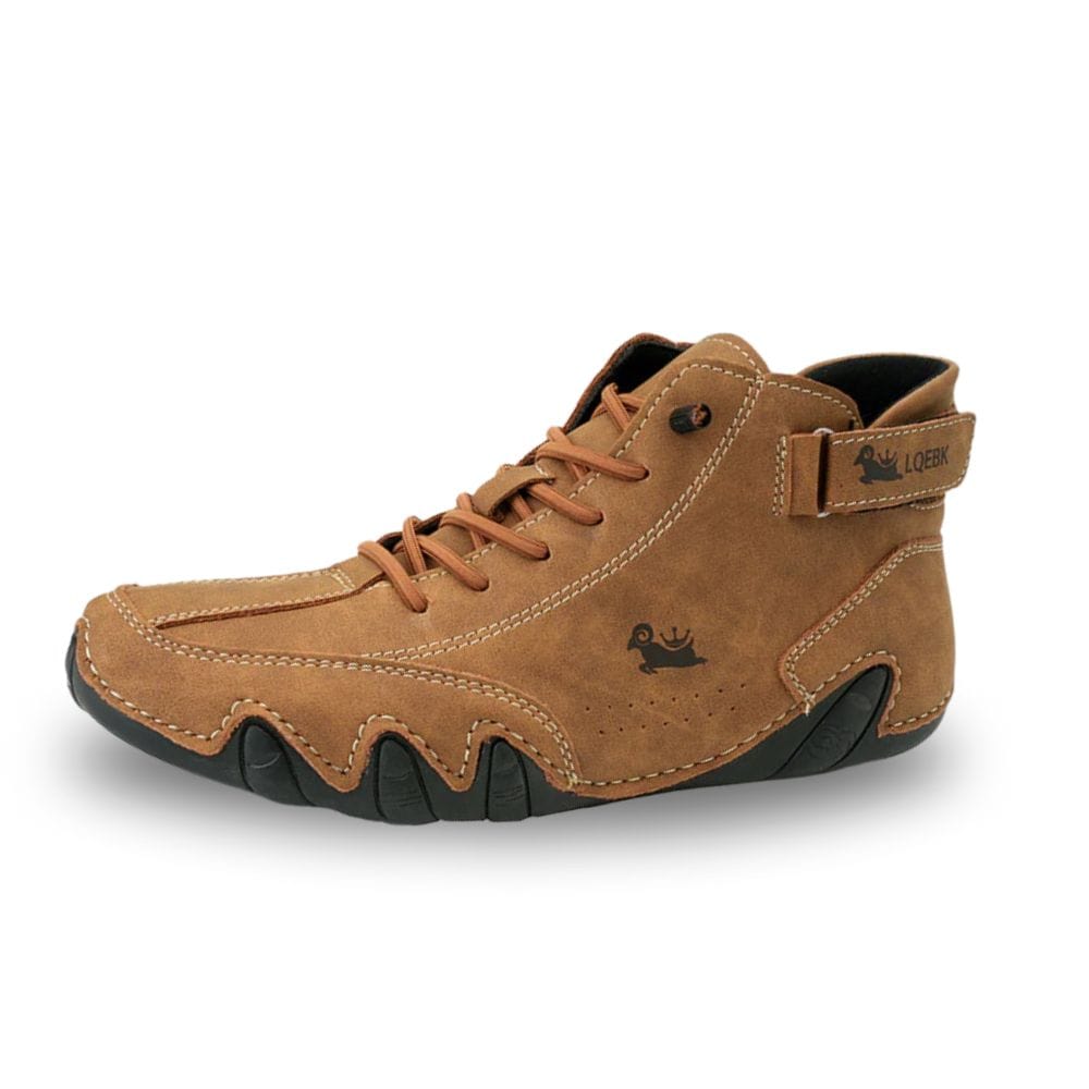Orthopädische rutschfeste Sneaker mit Klettverschluss und Schnürsenkeln