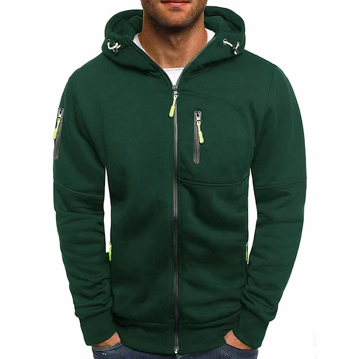 Waldemar - Kapuzenpullover Mit Reißverschluss
