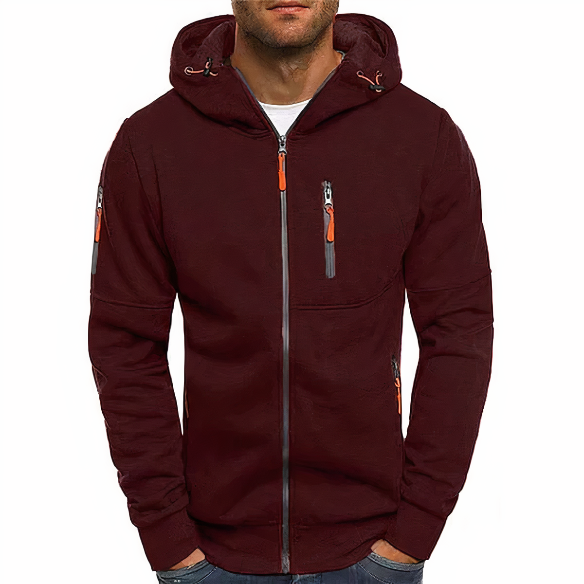 Waldemar - Kapuzenpullover Mit Reißverschluss