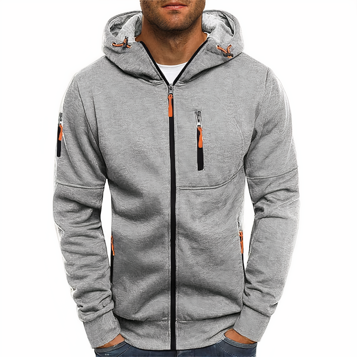Waldemar - Kapuzenpullover Mit Reißverschluss