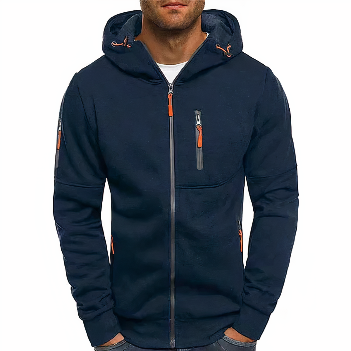 Waldemar - Kapuzenpullover Mit Reißverschluss