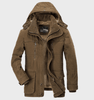 Josiah - Dicke winterjacke mit kapuze für herren