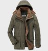 Josiah - Dicke winterjacke mit kapuze für herren