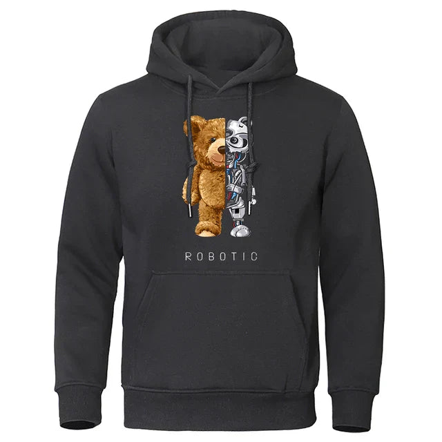 Edgar - Kuscheliger teddy hoodie für Stil