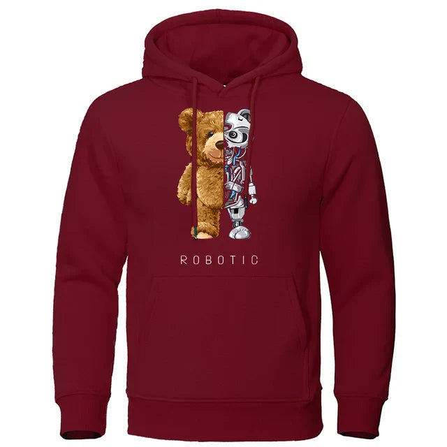 Edgar - Kuscheliger teddy hoodie für Stil