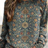 Dani - Eleganter pullover mit floralem muster