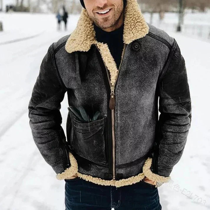 Marlon - Stylische Lederjacke
