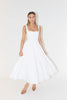 Gwen - Midikleid mit quadratischem Ausschnitt