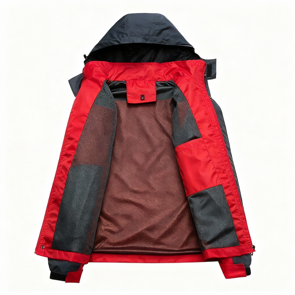 Zweifarbige Wärmehaltende Winterjacke für Herren