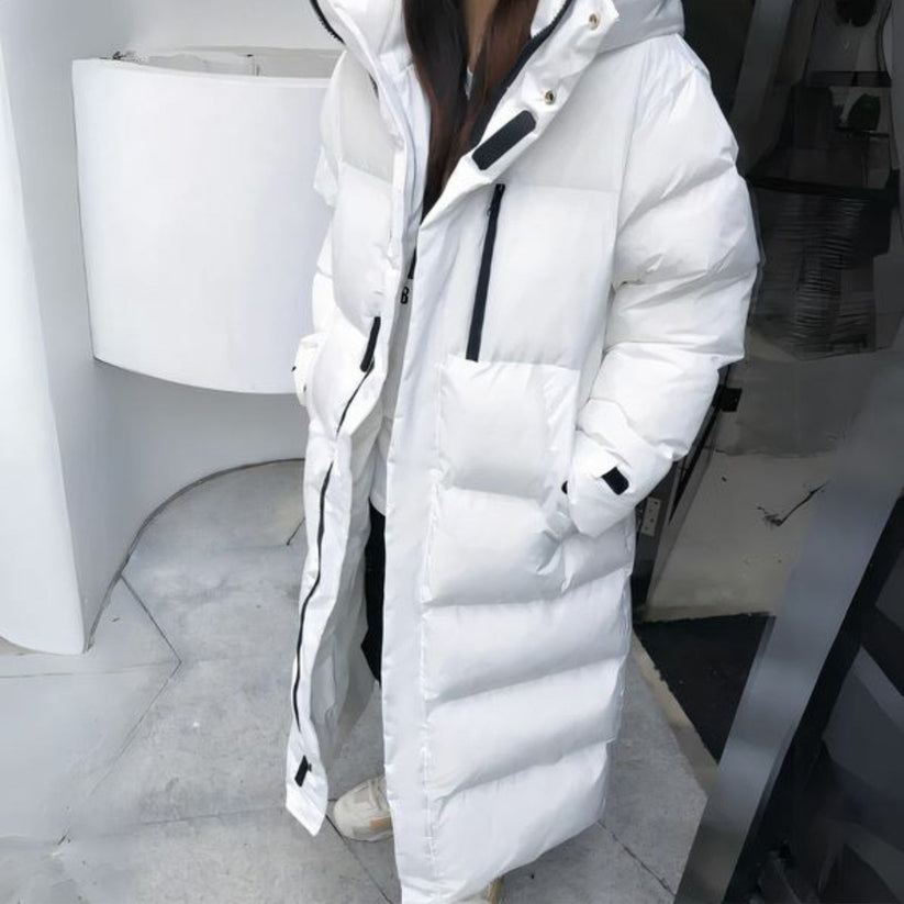 Ramona - Lange gefütterte jacke für damen