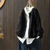 Oversize Strickjacke für Damen mit Knopfleiste