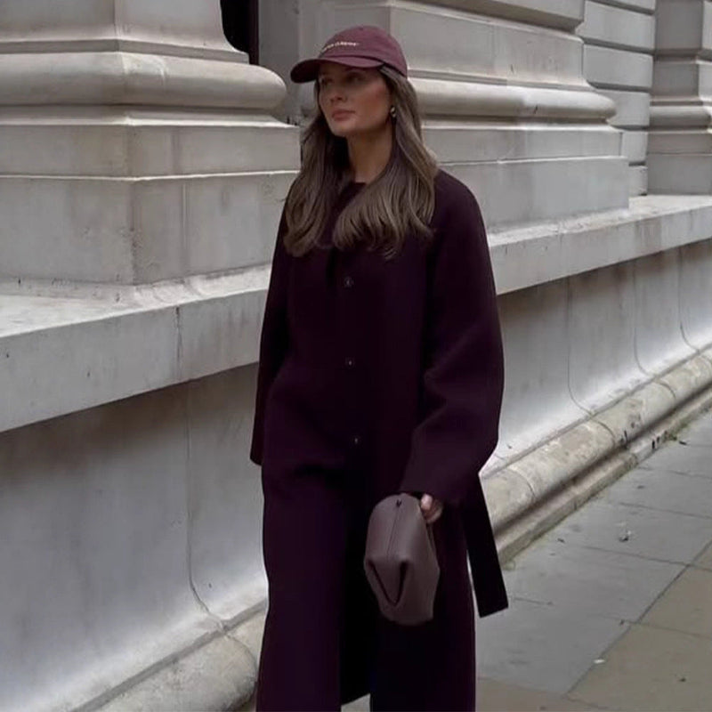 Oversized Cardigan mit Knopfdetails für Damen