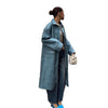 Oversized Denim Trenchcoat für Damen