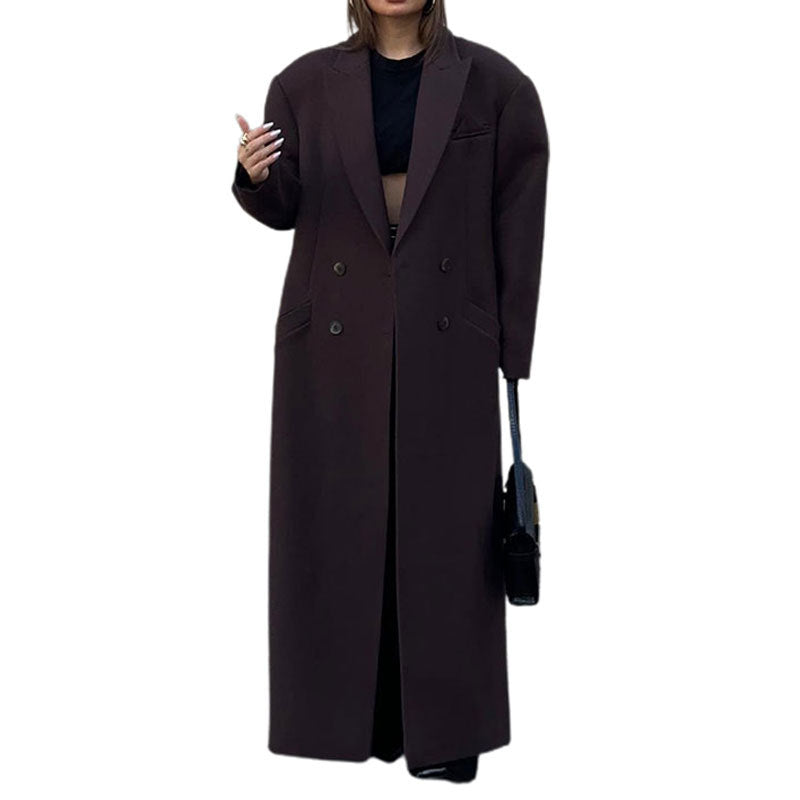 Oversized Doppelreiher Blazer für Damen