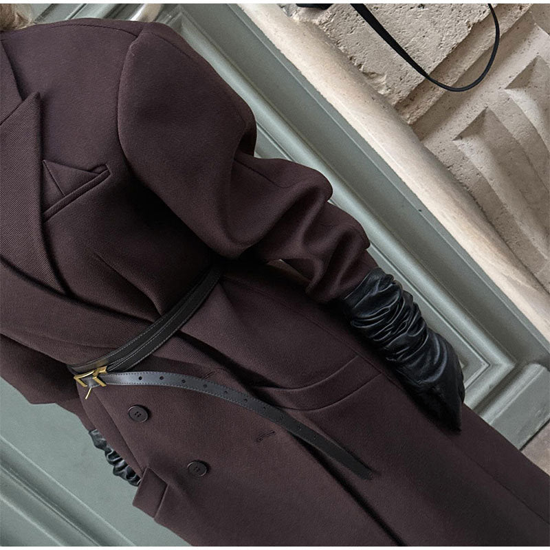 Oversized Doppelreiher Blazer für Damen