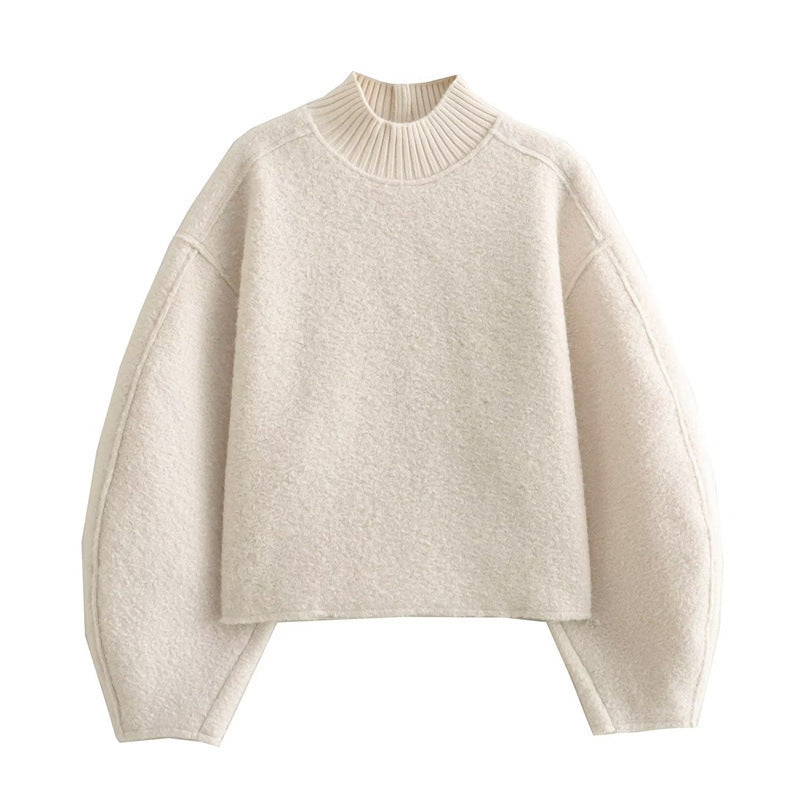 Oversized High-Neck Pullover für Damen