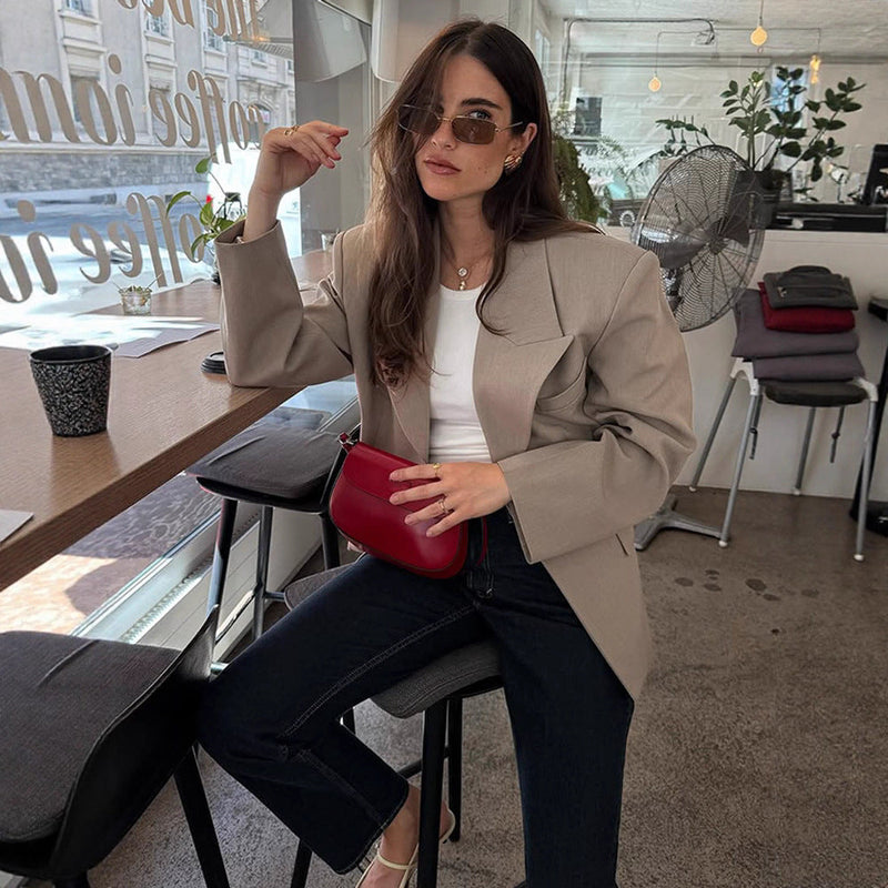 Oversized Jacke für Damen mit modernem Schnitt
