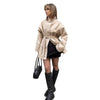 Oversized Kunstlederjacke für Damen
