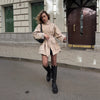 Oversized Kunstlederjacke für Damen