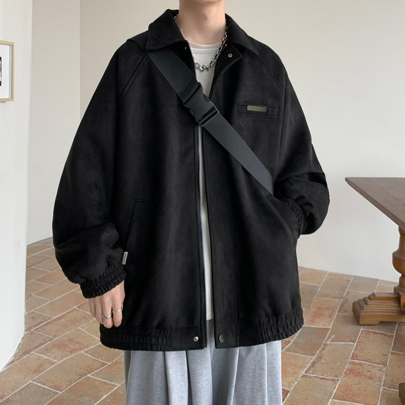 Steppjacke mit Taschen im Oversized-Stil für Herren
