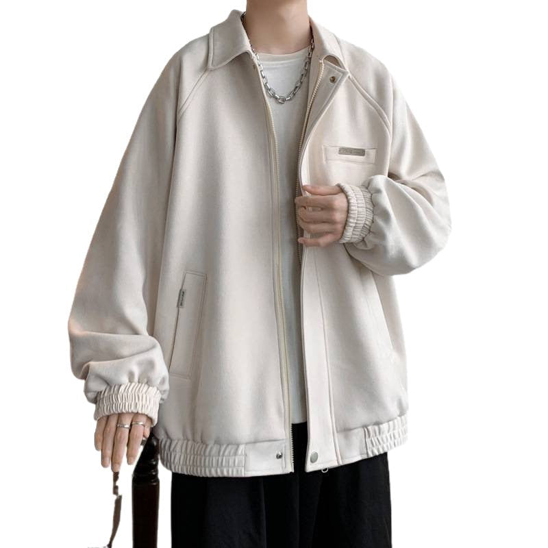 Steppjacke mit Taschen im Oversized-Stil für Herren