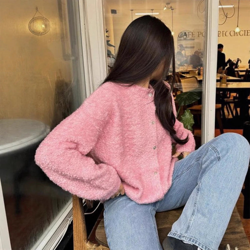 Oversized Strickjacke für Damen