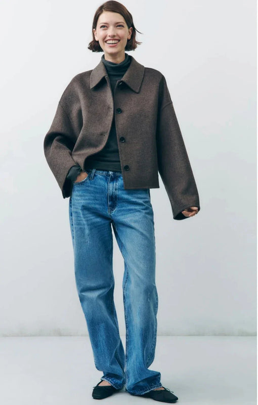 Oversized Übergangsjacke für Damen