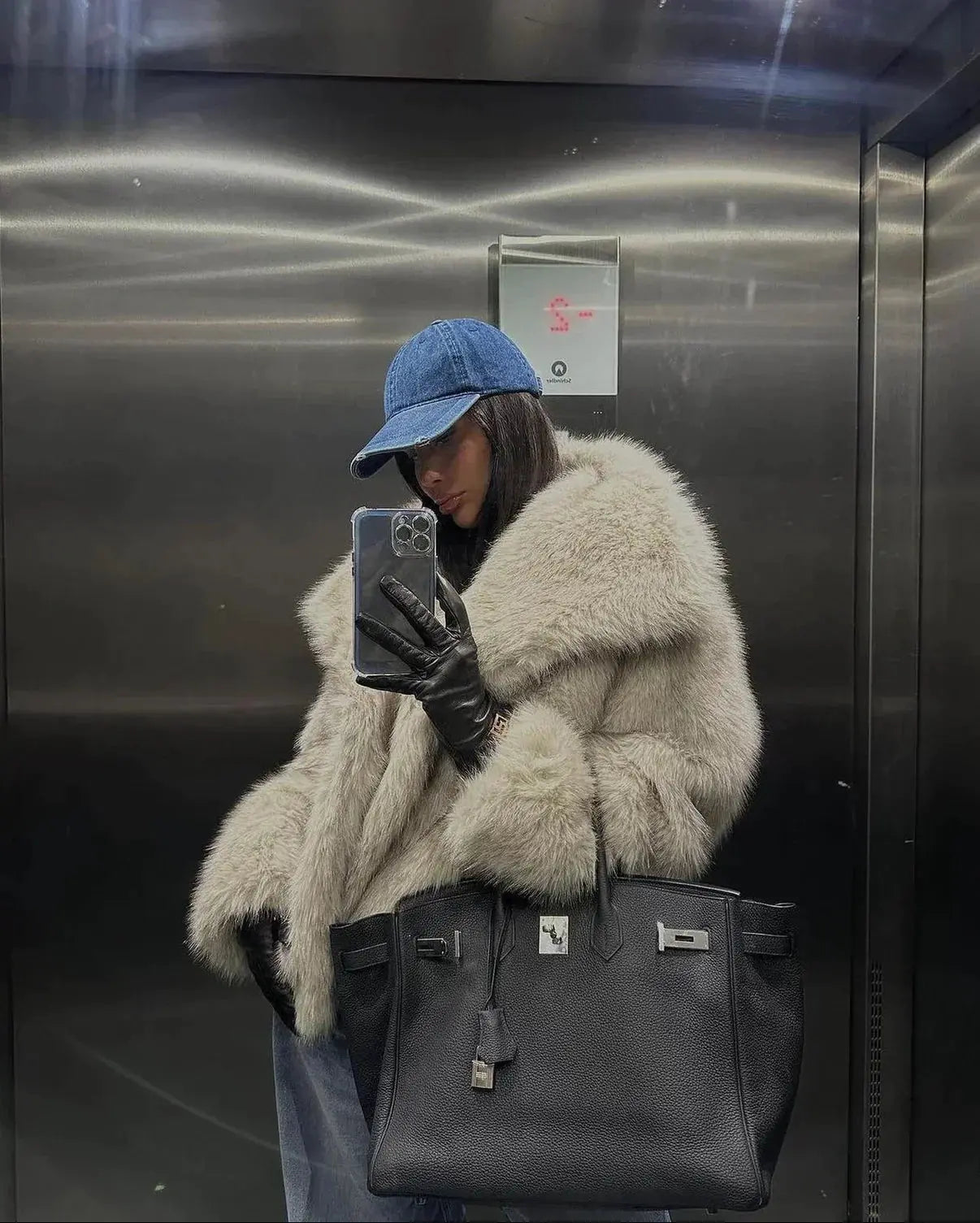 Lilliana - Kunstfellmantel