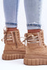 Hanna - Suede Plateau-Stiefel