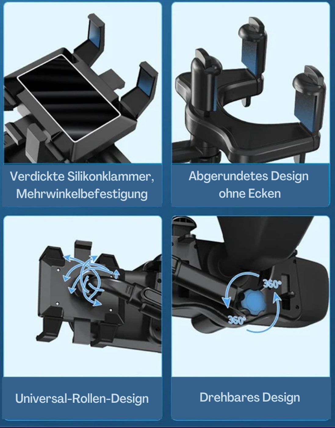 Pivot- 360 Multifunktionaler Handyhalter