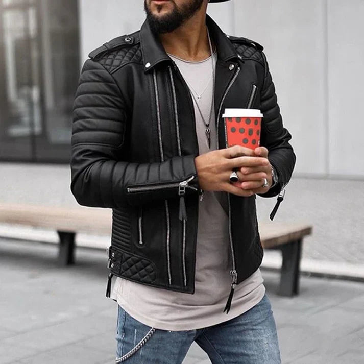 Grayson - Stylische Lederjacke