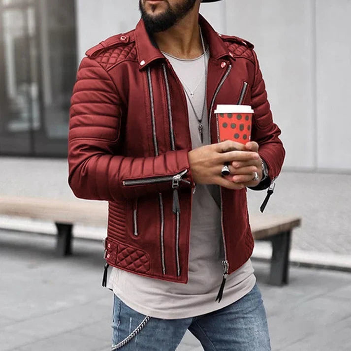 Grayson - Stylische Lederjacke