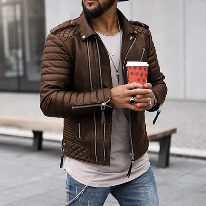 Grayson - Stylische Lederjacke