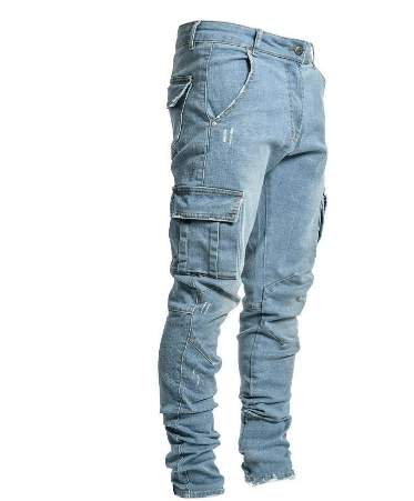Keon - Stylische cargohose für herren mit slim fit