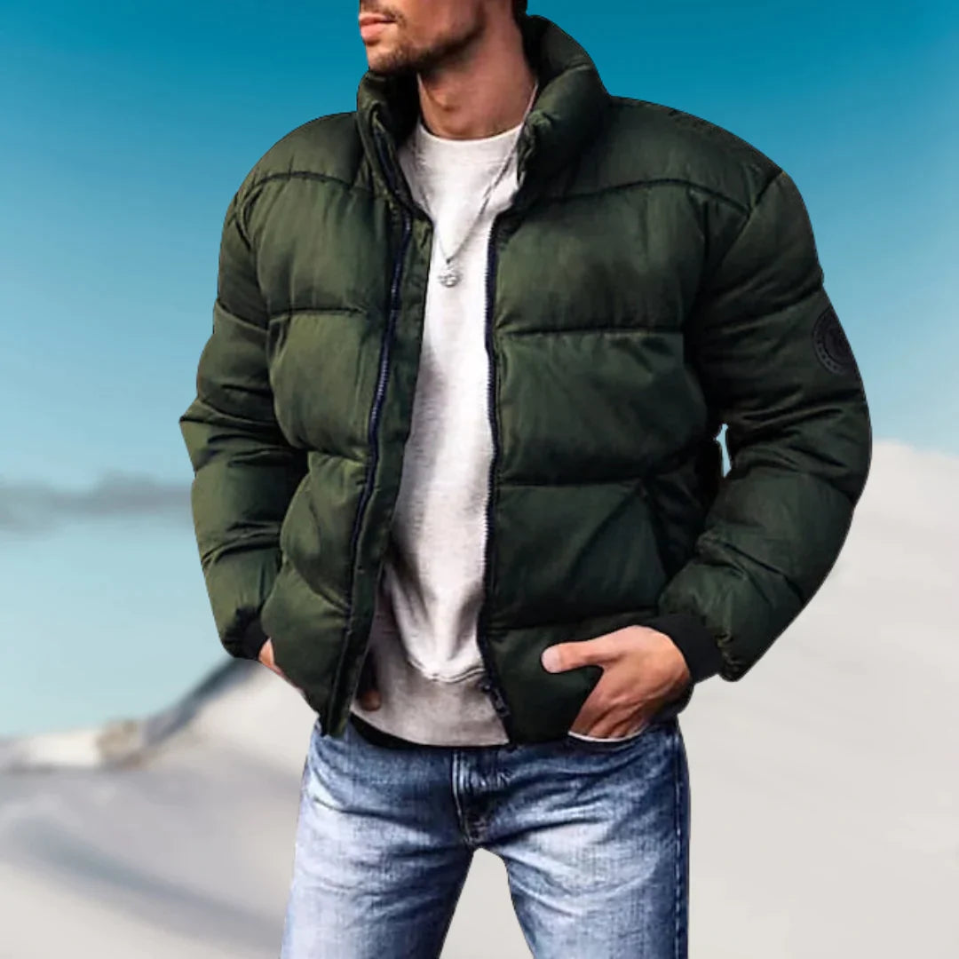 Leon - Lässige Wattierte Herrenjacke