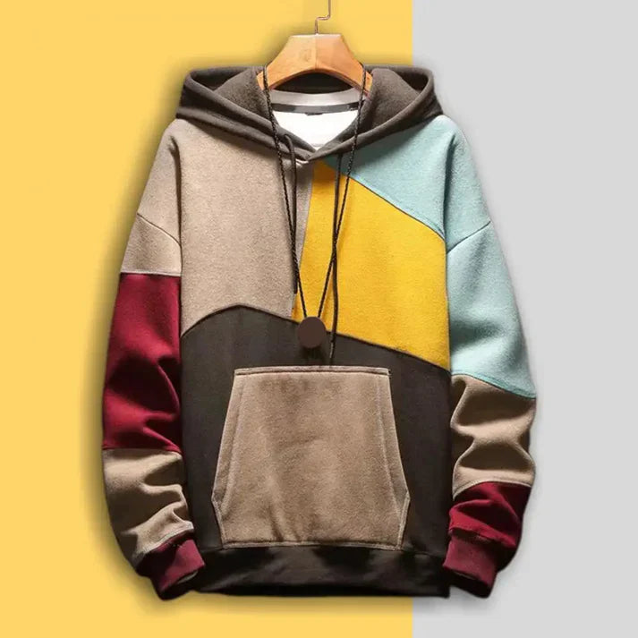 Carmelo - Trendiger Kapuzenpullover Mit Farbblockdesign