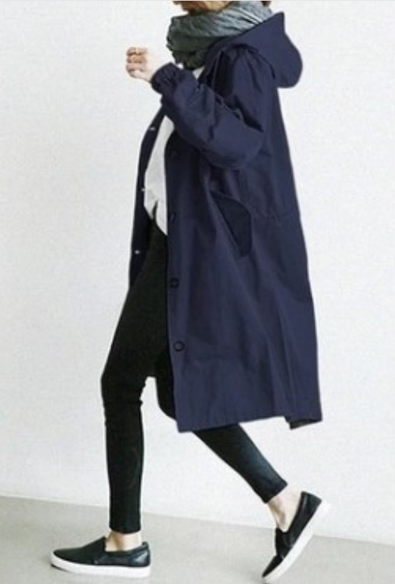 Regenjacke für Damen mit Knopfleiste